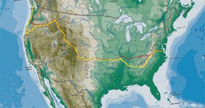 Across America Bike Route