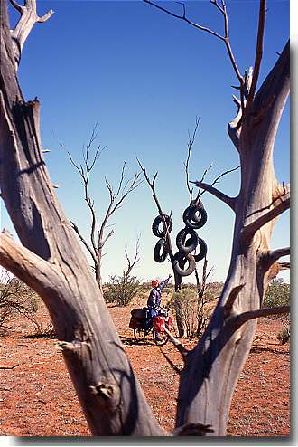 Australia Bicycle Touring Photos Outback Spare Tires